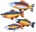 school of brightly-colored fish